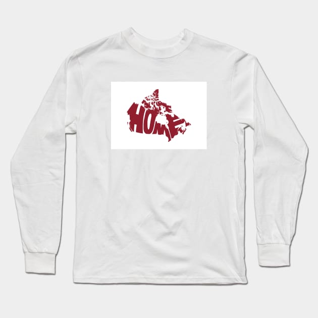 Canada Home Long Sleeve T-Shirt by Seanings